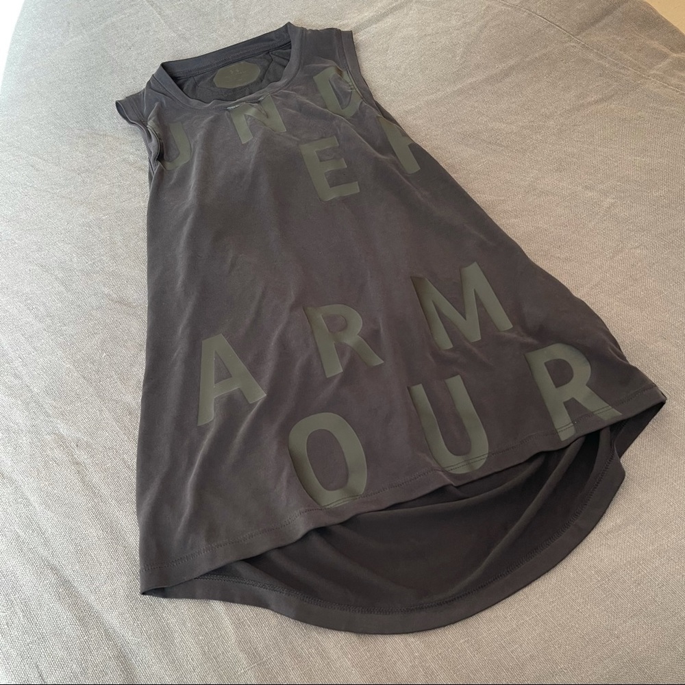 Under Armour tank top draped open back
